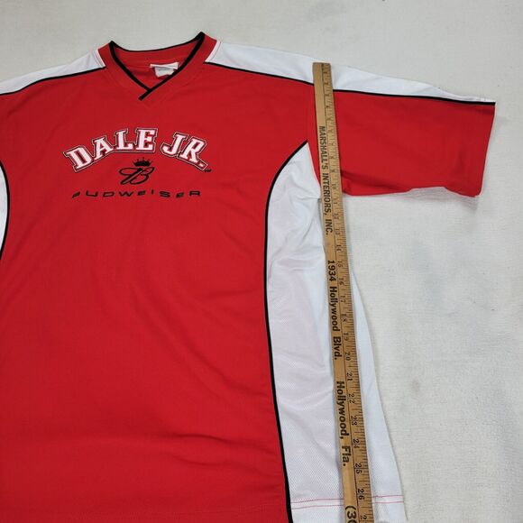 Vintage Chase Dale Earnhardt Jr Jersey Shirt Budweiser Beer Racing Nascar Racing - Picture 8 of 11